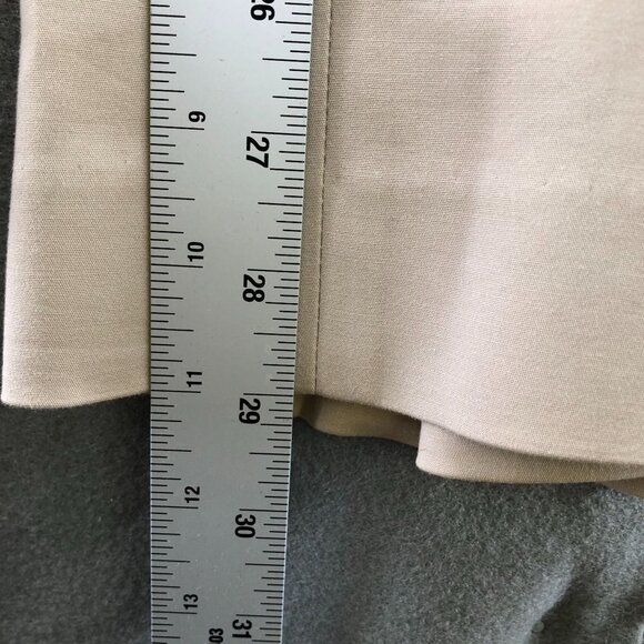 Banana Republic Martin Fit Trouser Pants Womens Size 4 Beige Stretch Straight - Picture 12 of 12